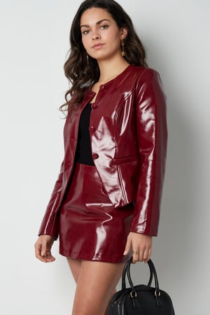 Trendy PU skort h5 Picture5