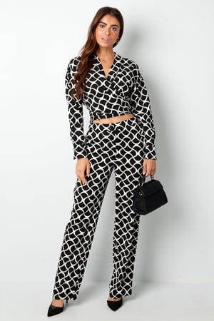 Wrap blouse aesthetic print h5 Picture4