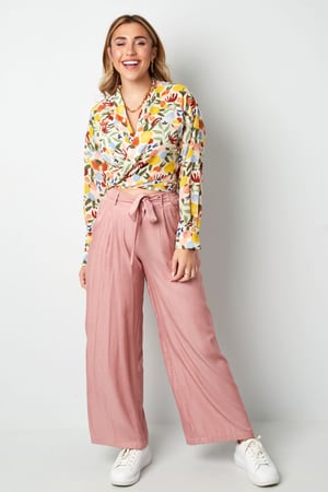 Bluse mit Knopfdetail – mehrfarbig h5 Bild3