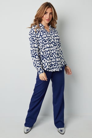 Chemisier imprimé panthère rouge h5 Image3