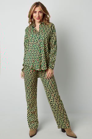Blouse retro print h5 Picture3