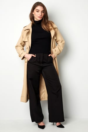 Ärmelloses Top mit hohem Rollkragen klein/mittel – weiß h5 Bild4