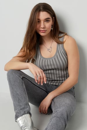 Top senza maniche a righe piccolo – rosa h5 Immagine6