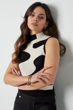 Ärmelloses Top Bio-Streifen h5 Bild5