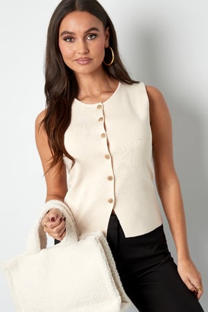 Top Knots about you - Bianco sporco h5 Immagine10