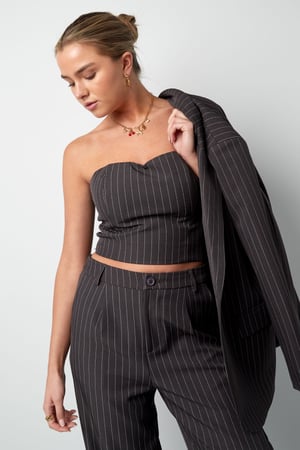 Pinstripe Bandeau Top h5 Picture4