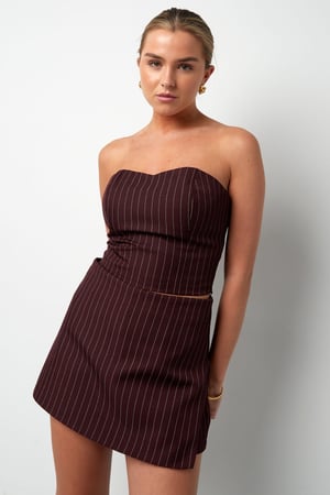 Pinstripe Bandeau Top h5 Picture7