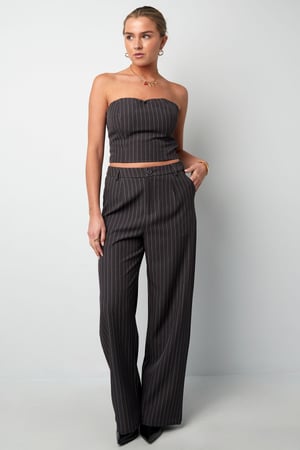 Pinstripe Bandeau Top h5 Picture8