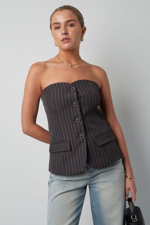 Pinstripe Corset Top h5 Picture4