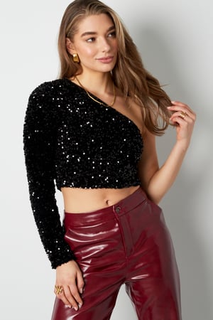 Top monospalla glitterato h5 Immagine4