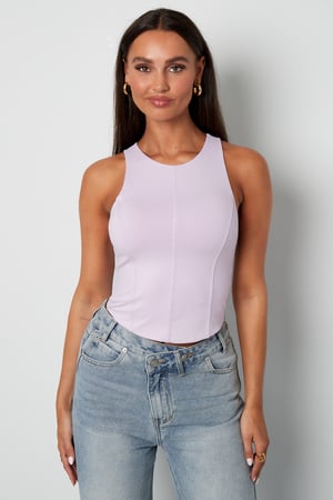Sporty sleeveless top basic h5 Picture6
