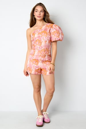 Short sleeve tops Floral print Elegant Spring/Summer h5 Picture5