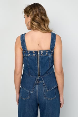 Eyelet Statement Denim Top h5 Picture9