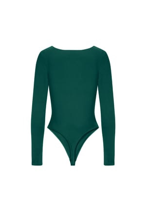 Nylon Shapewear Bodysuit Solid color Basic All Fit  Clothes h5 Picture2