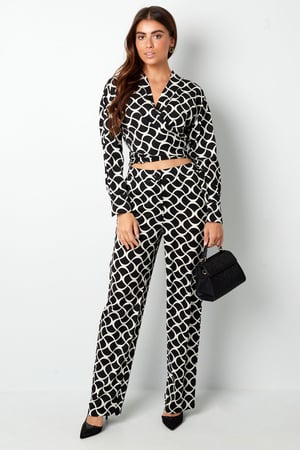 Pants graphic print camel h5 Picture6