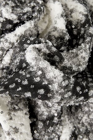 Short spots with glitter - black and white - S h5 Picture5
