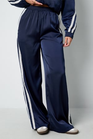 Satin Look Sporty Pants h5 Picture7