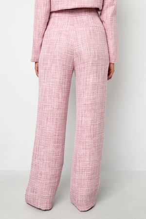 Polyester fiber (polyester) Straight pants Checkered Elegant Fall/Winter  Clothes h5 Picture10
