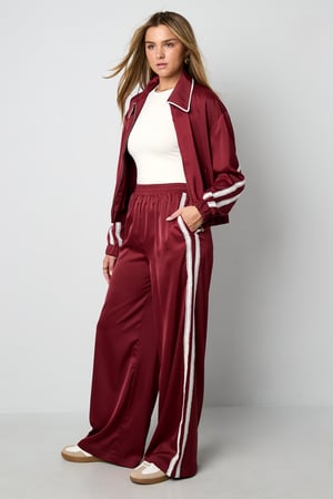 Satin Look Sporty Pants h5 Picture11