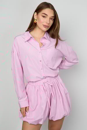 Woven Cotton Shorts Donna Casual Stripes h5 Immagine9