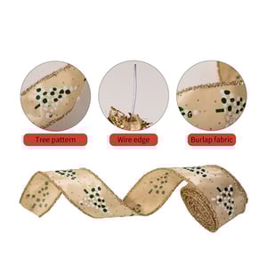 1 Roll Christmas Decorative Ribbon h5 Picture5