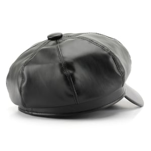 1 Piece Elegant Solid Color PU Beret h5 Picture6