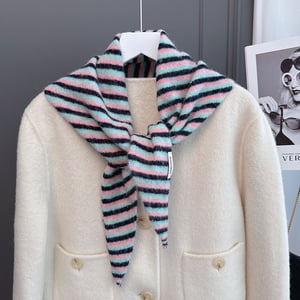 1 Piece Casual Strip Rayon & Wool Shawl h5 Picture3