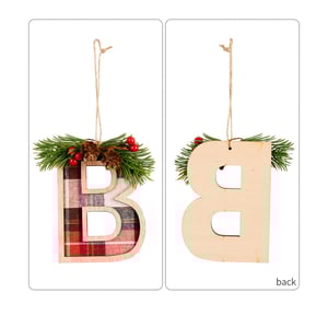 1 Piece DIY Christmas Tree Letter Pendant h5 Picture5