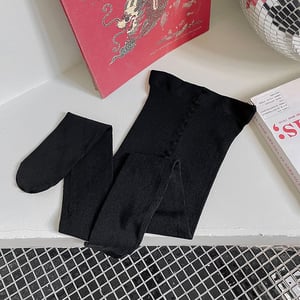 Collants femme en maille diamant, défilé de mode, pièce unique h5