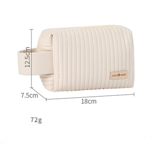1 Piece Simple Sweet Style Octagonal Shape Solid Color PU Women's Makeup Bag h5 Picture7