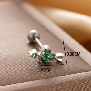 1 Piece Simple Series Classic Heart Titanium Steel No Plating Material Zircon Women Stud Earrings h5 Picture6