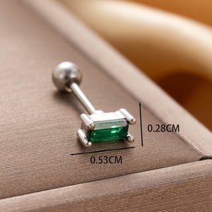 1 Piece Simple Series Classic Heart Titanium Steel No Plating Material Zircon Women Stud Earrings h5 Picture4