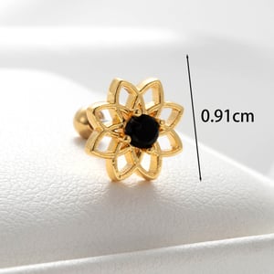 1 Piece Simple Series Classic Heart Titanium Steel No Plating Material Zircon Women Stud Earrings h5 Picture4