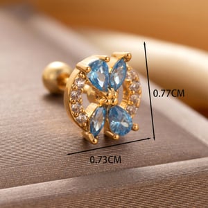 1 Piece Simple Series Classic Heart Titanium Steel No Plating Material Zircon Women Stud Earrings h5 Picture3