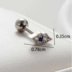 1 Piece Simple Series Classic Animal Titanium Steel No Plating Material Zircon Women Stud Earrings h5 Picture4