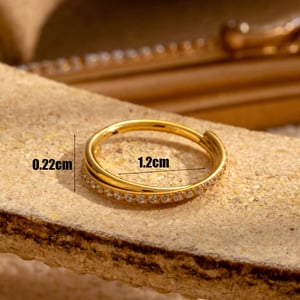 1 Piece Simple Series Classic Geometric Titanium Steel No Plating Material Zircon Women Hoop Earrings h5 Picture6