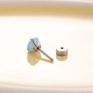 1 Piece Simple Series Simple Geometric Titanium Steel No Plating Material Zircon Women Stud Earrings h5 Picture10