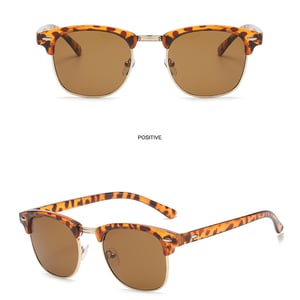 1 Paar Simple Series Alltags-Sonnenbrille aus einfarbigem Kunststoff für Damen h5 Bild6