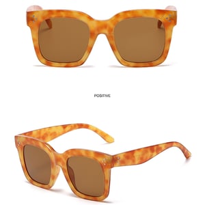 1 Pair Simple Series Daily Solid Color Plastic Women Sunglasses h5 Picture6