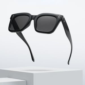 1 Pair Simple Series Daily Solid Color Plastic Women Sunglasses h5 Picture3