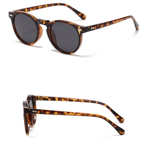 1 Paar Damen-Sonnenbrillen der Simple Series im Retro-Stil mit einfarbigem Harz h5 Bild3
