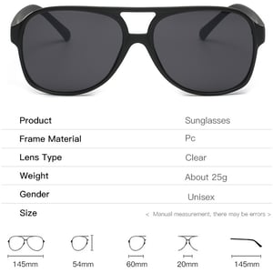1 Paar Simple Series Alltags-Sonnenbrille aus einfarbigem Kunststoff für Damen h5 Bild8