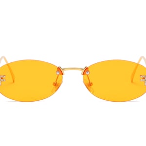 1 Paar Damen-Sonnenbrillen der Simple Series für den Alltag in Volltonfarbe h5 Bild3