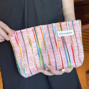 1 Piece Romantic Series Vacation Strip Yarn Women's Bags h5 Picture7