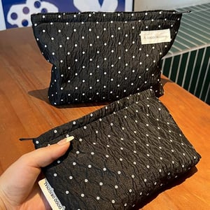 1 Stück Klassische Serie Elegante Polka Dots Polyester Damentaschen h5 Bild8