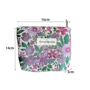 1 Piece Romantic Series Natural Flower Canvas Women's Bags h5 Picture9