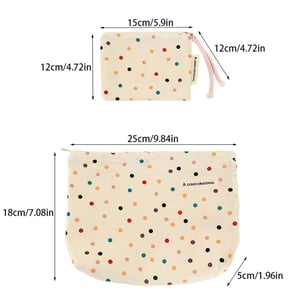 1 Stück Simple Series Elegante Polka Dots Canvas Damentaschen h5 Bild7