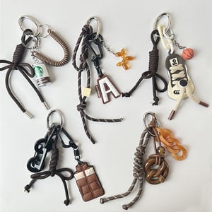 1 Piece Sport Series Brown Color Women's Bag Charms h5 Picture3