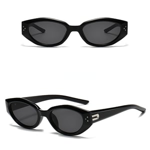 1 Stück Simple Series Retro Volltonfarbe Kunststoff Damen Sonnenbrille h5 Bild7
