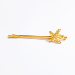 1 Stück Romantische Serie Urlaubsschildkröte Edelstahl Goldfarben Damen Haarspangen h5 Bild11